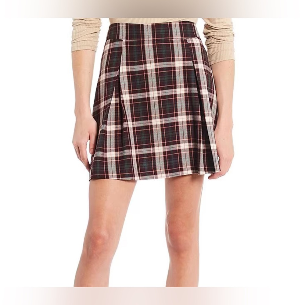Copper Key Girls Pleated Plaid Skirt Juniors size XL NWT MSRP $44